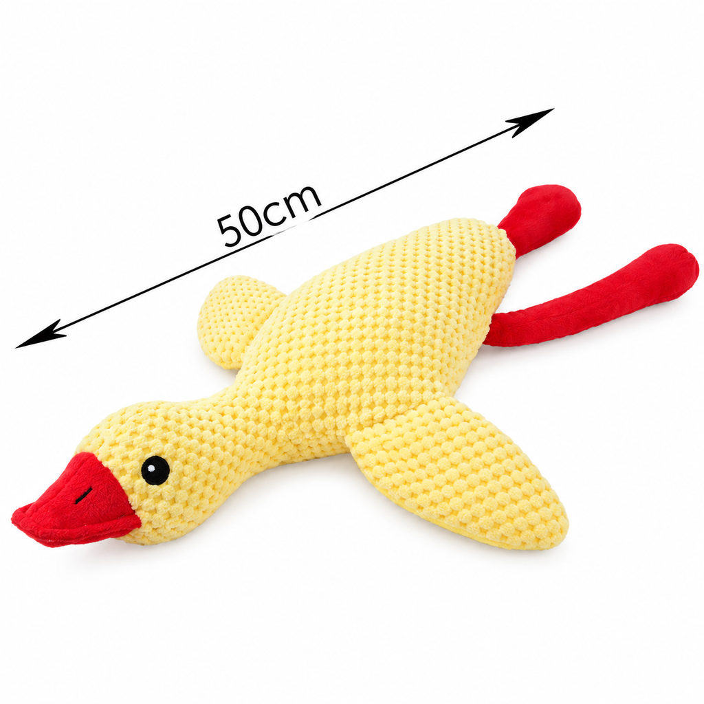 50cm Squeaky Plush Goose Dog Toy