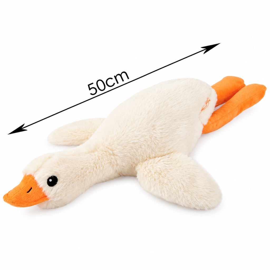 50cm Squeaky Plush Goose Dog Toy