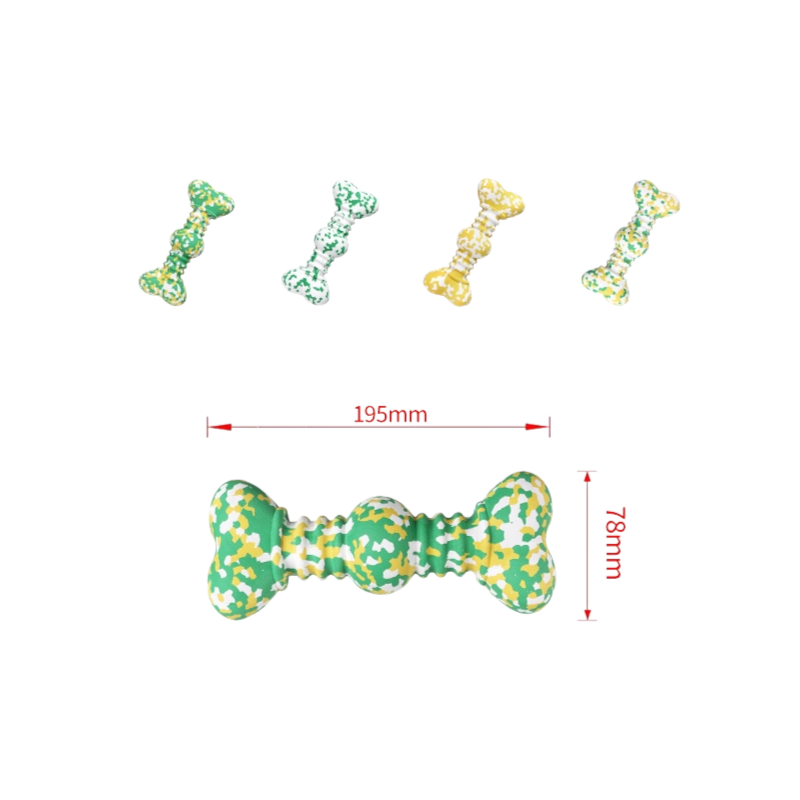 Biodegradable Natural Rubber Dog Chew Bone