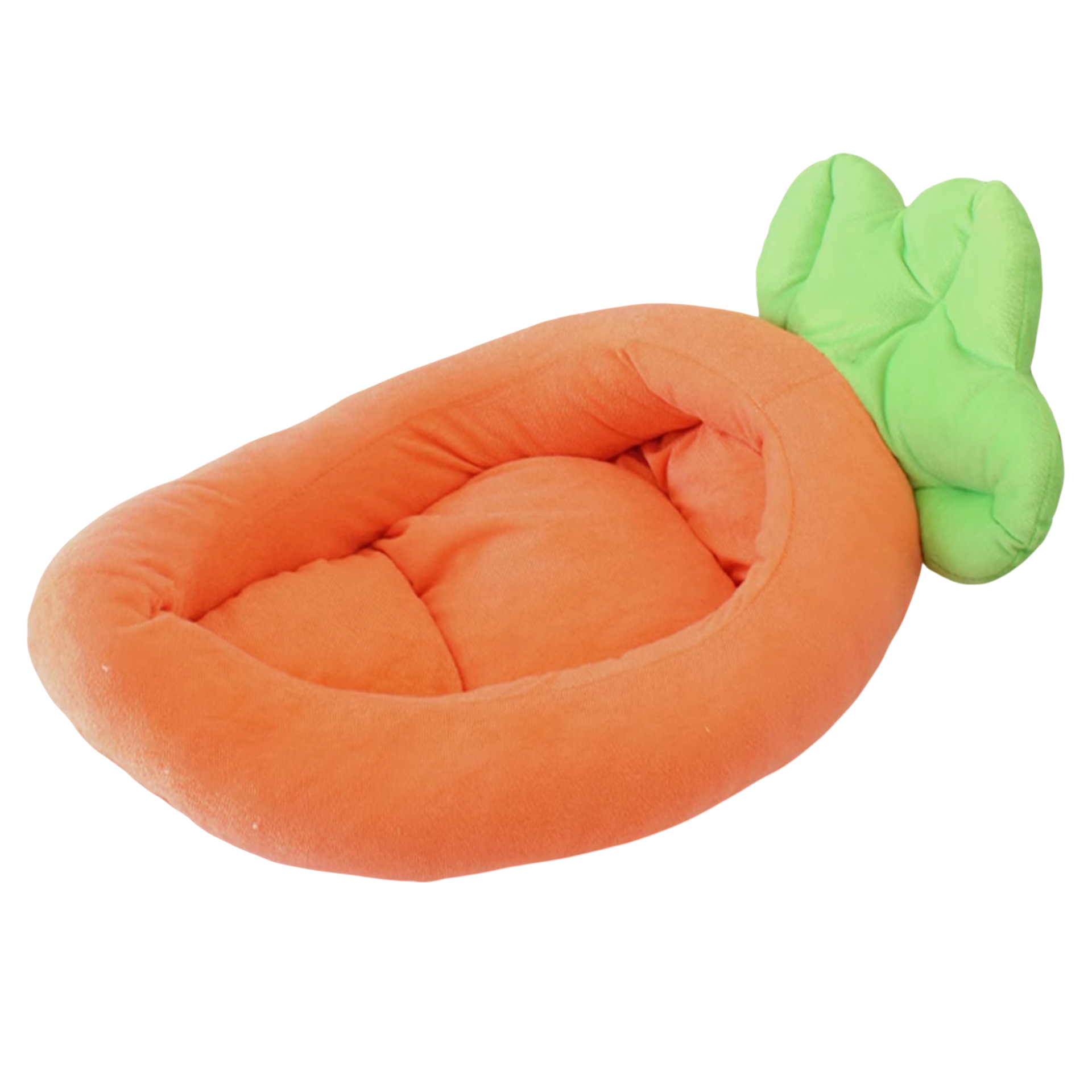 Carrot-Shaped Pet Bed | Cozy Washable Cat & Dog Nest