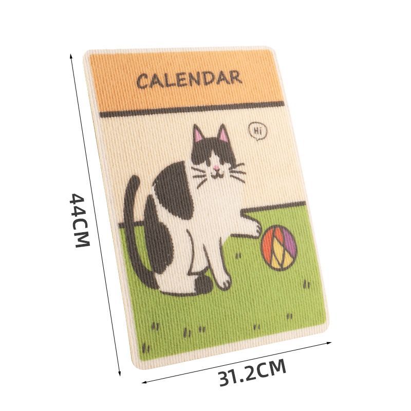 Cat Calendar Scratching Board | Stand-Up Cat Scratcher