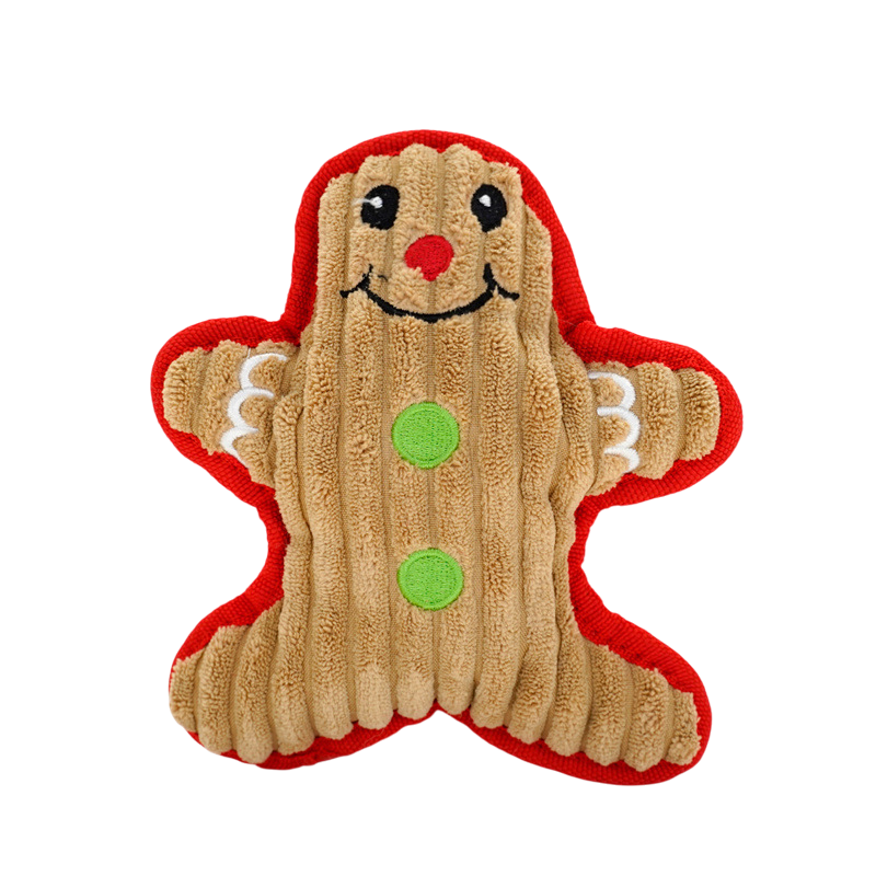 Christmas Plush Squeaky Chew Toy for Dogs & Cats