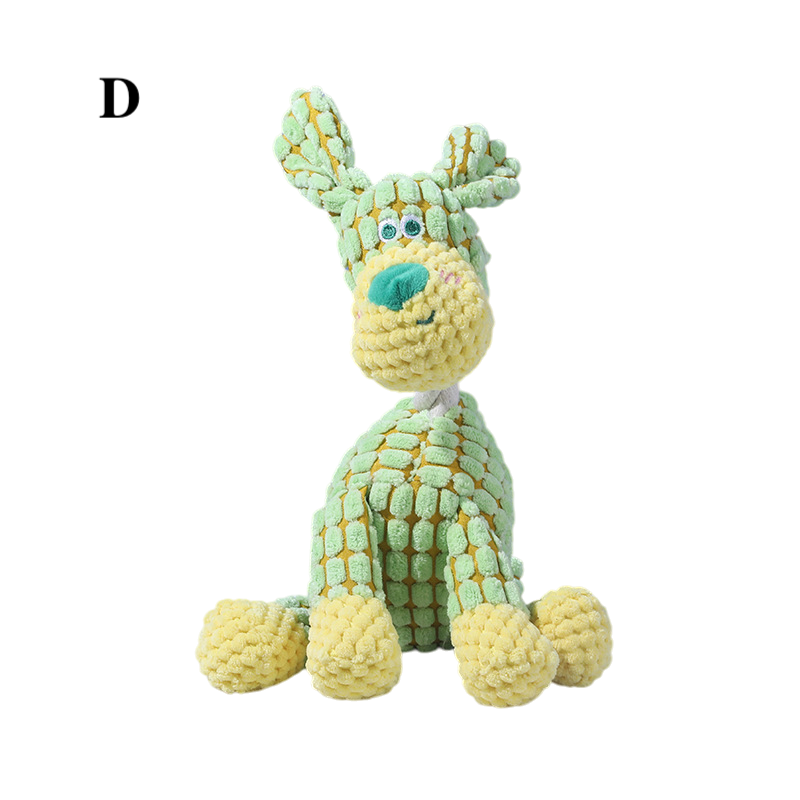 Creative Plush Squeaky Donkey Dog Toy
