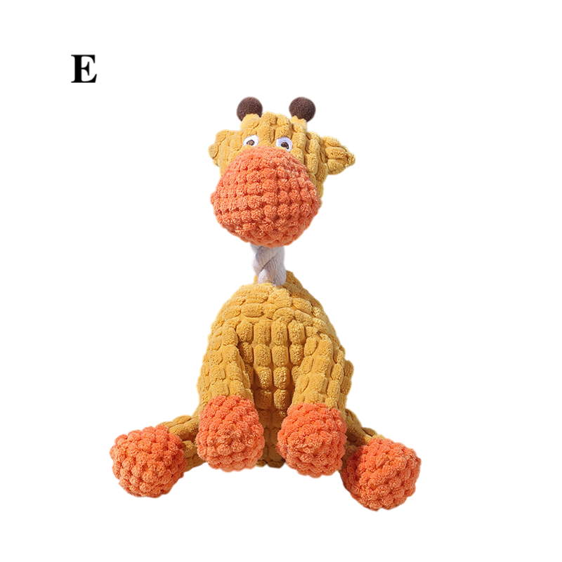 Creative Plush Squeaky Donkey Dog Toy