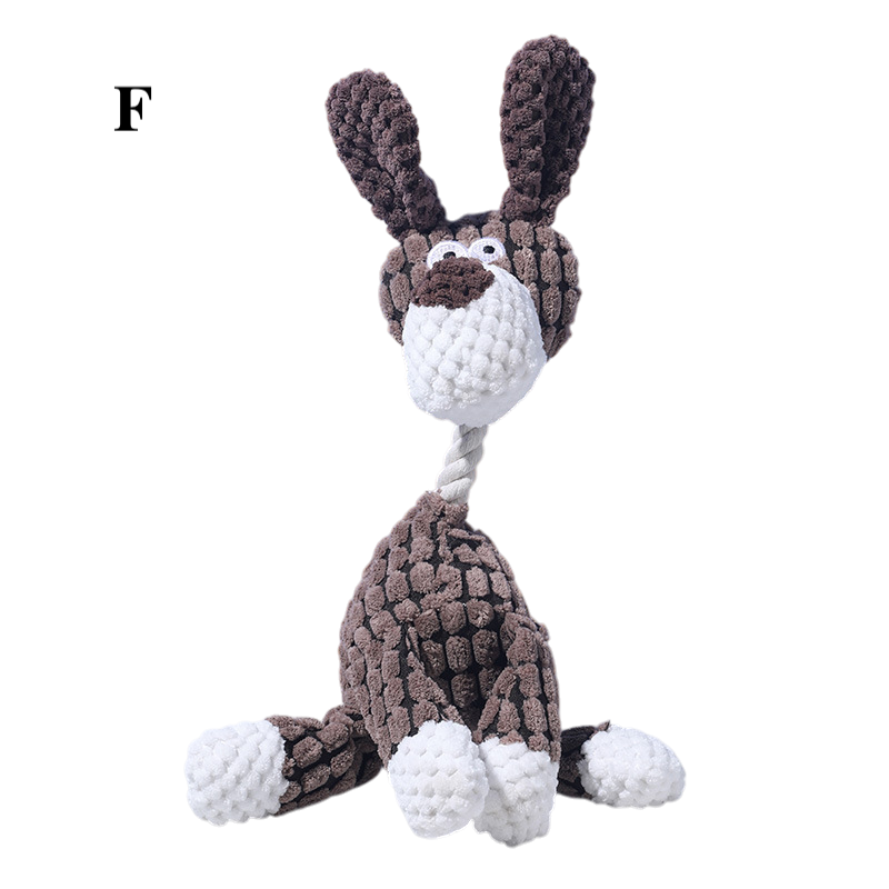 Creative Plush Squeaky Donkey Dog Toy