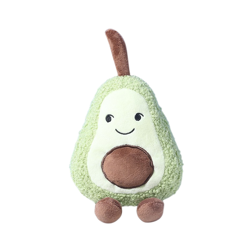 Cute Fruit Plush Dog Toy – Squeaky Chew Toy