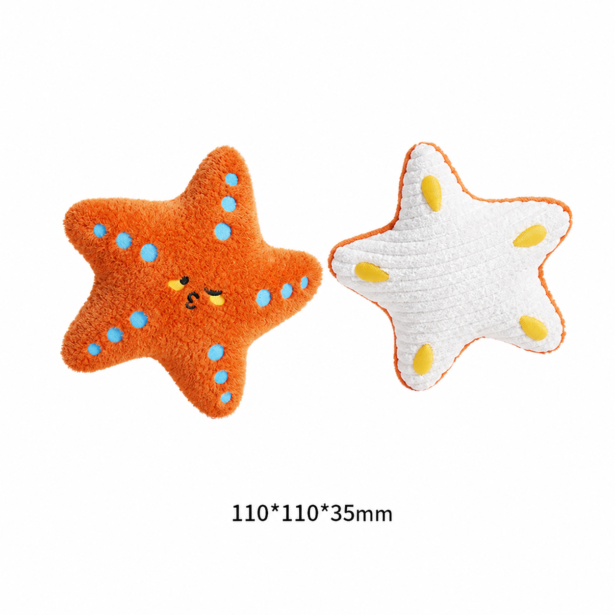 Cute Ocean Plush Squeaky Dog Treat Puzzle Toy