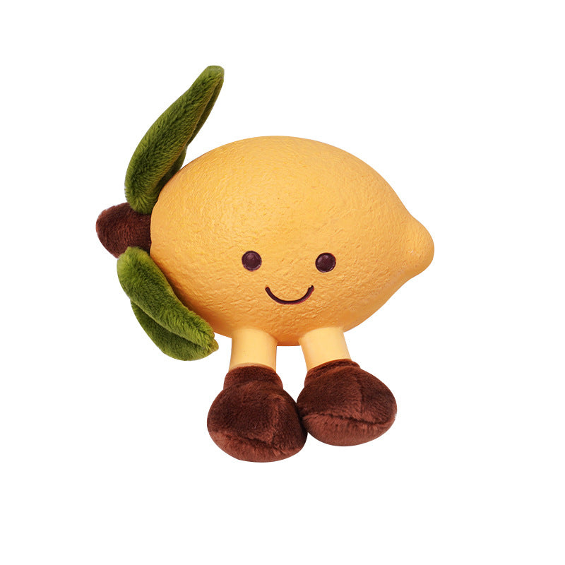 Cute Fruit Dog Chew Toy – Plush Latex Squeaky Pet Toy