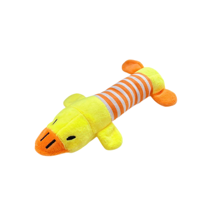 Cute Plush Animal Dog & Cat Squeaky Chew Toy