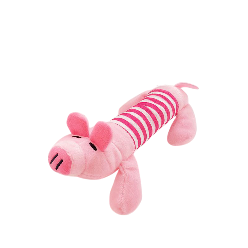 Cute Plush Animal Dog & Cat Squeaky Chew Toy