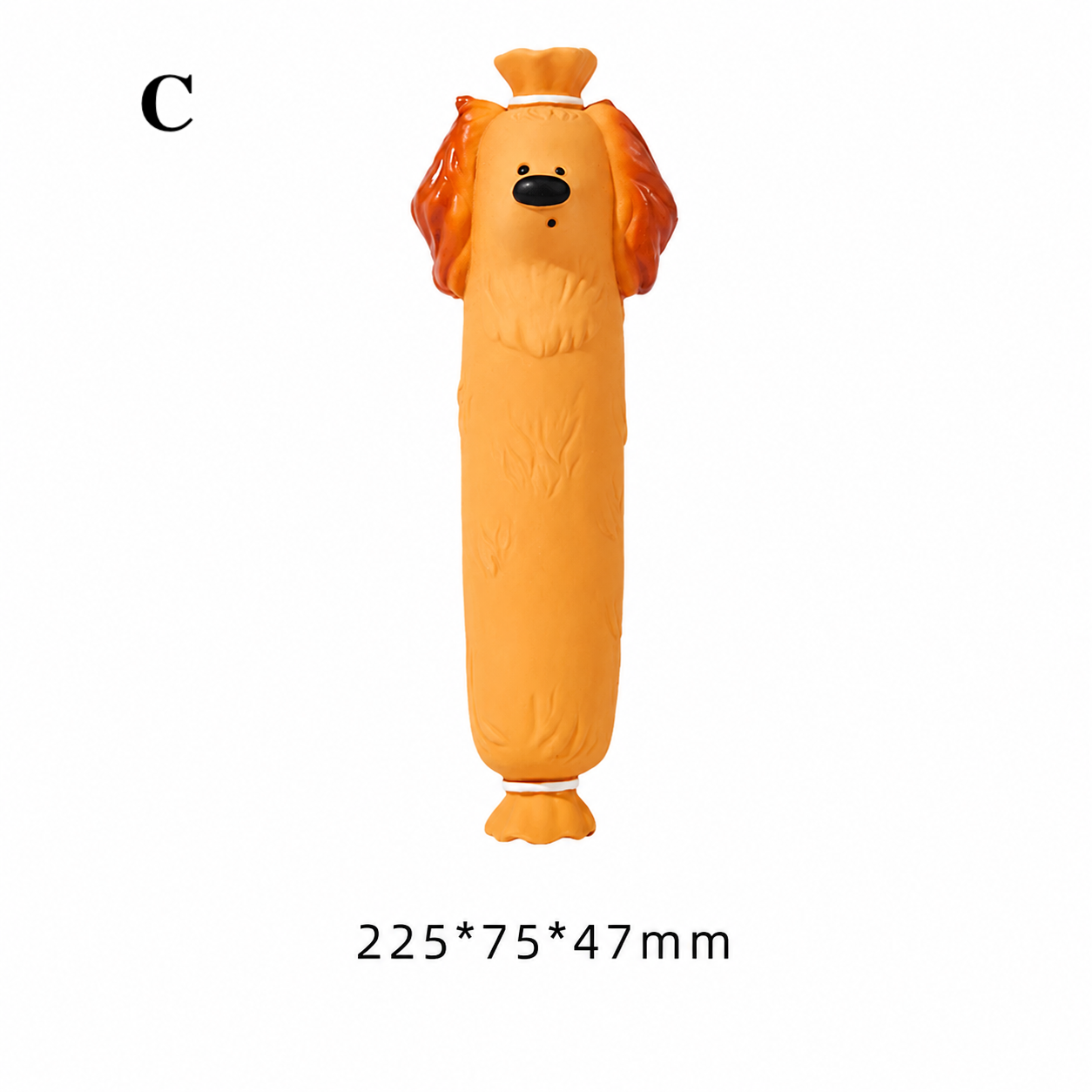 Cute Sausage Dog Latex Squeaky Chew Toy for Dogs