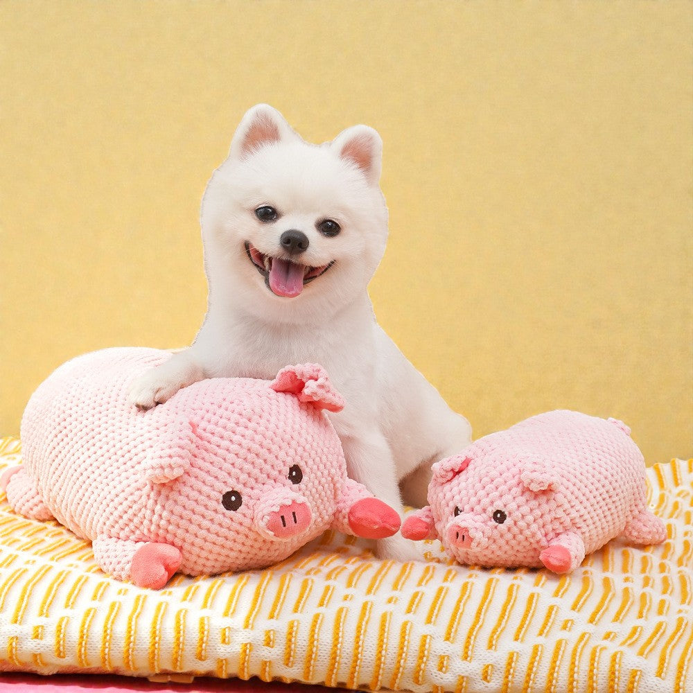 Creative Squeaky Corgi Pig Plush Dog Toy