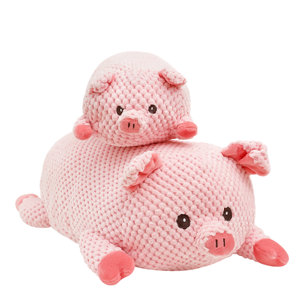 Creative Squeaky Corgi Pig Plush Dog Toy