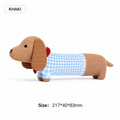 Dachshund Dog Squeaky Plush Toy for Chewing & Playtime