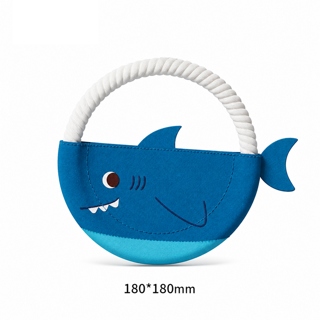 Dog Rope Frisbee Toy – Durable Chew & Tug Toy 18cm