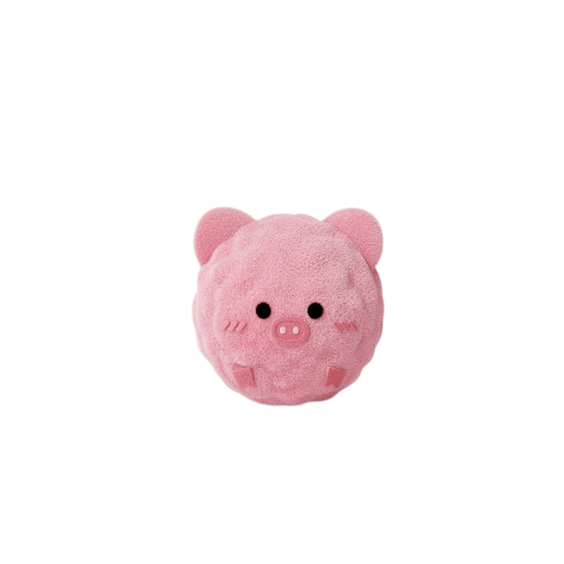 Dog Squeaky Ball Toy – Plush TPR Spiky Chew Toy