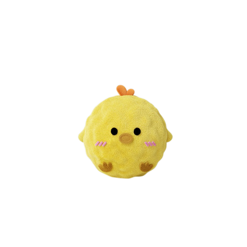 Dog Squeaky Ball Toy – Plush TPR Spiky Chew Toy