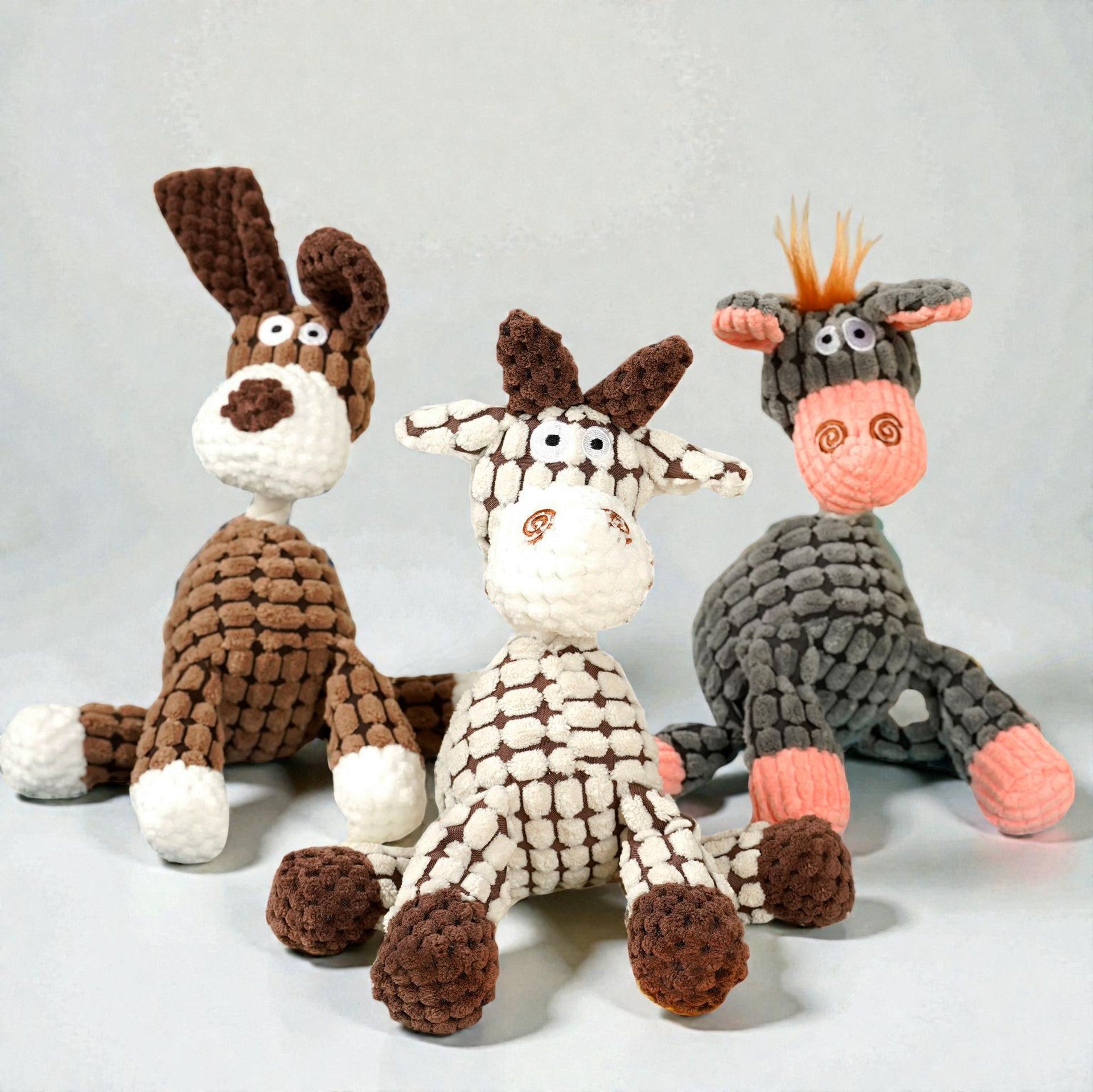 Durable Plush Rope Squeaky Interactive Dog & Cat Toy