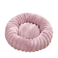 High-Density Plush Round Pet Bed for Cats & Dogs