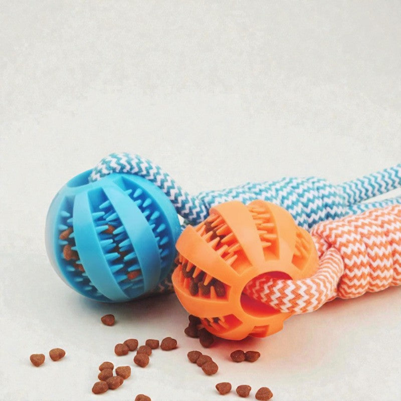 Interactive Rope Treat Dispensing Chew Toy for Dogs