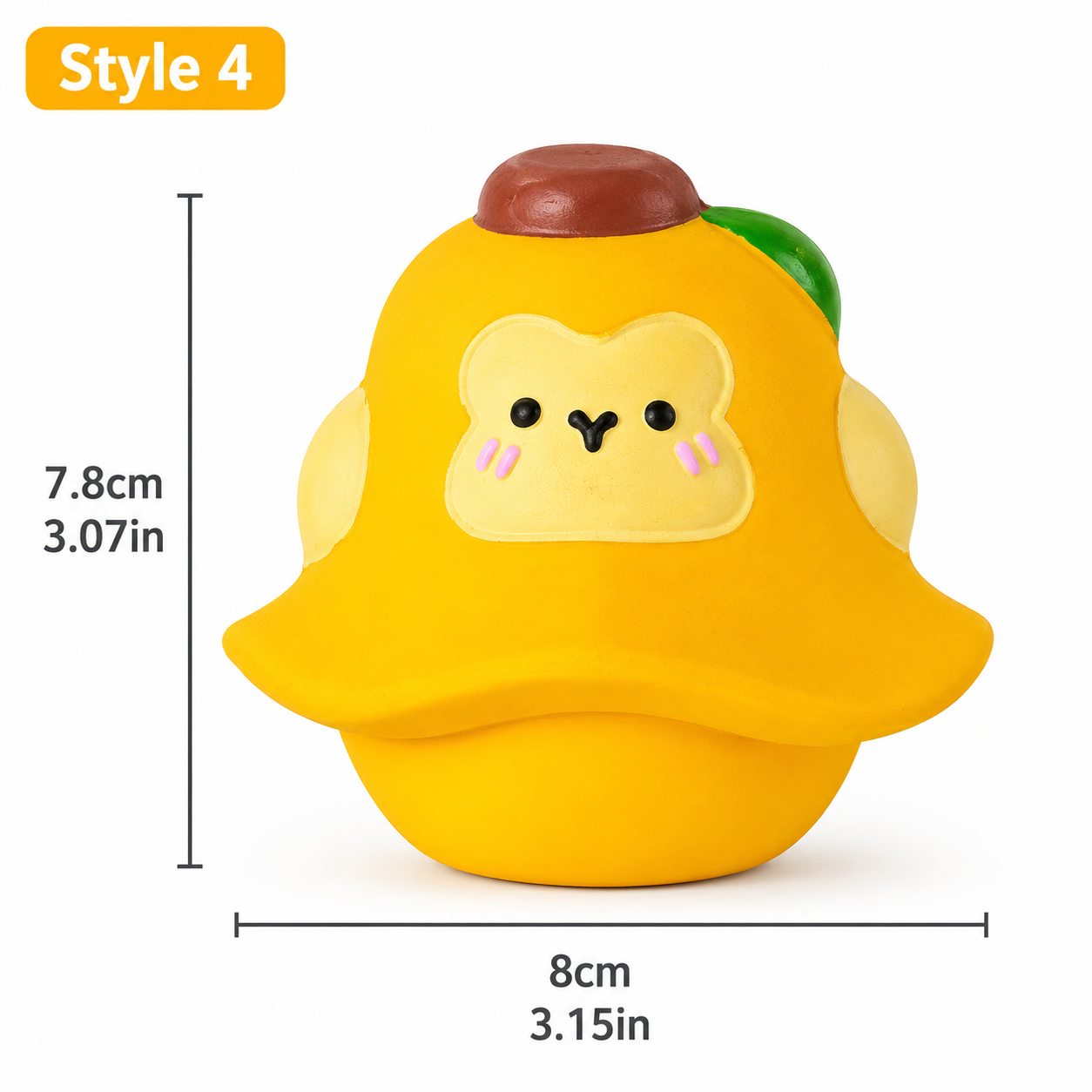 Latex Dog Squeaky Toy Set – Fruit & Animal Chew Toys