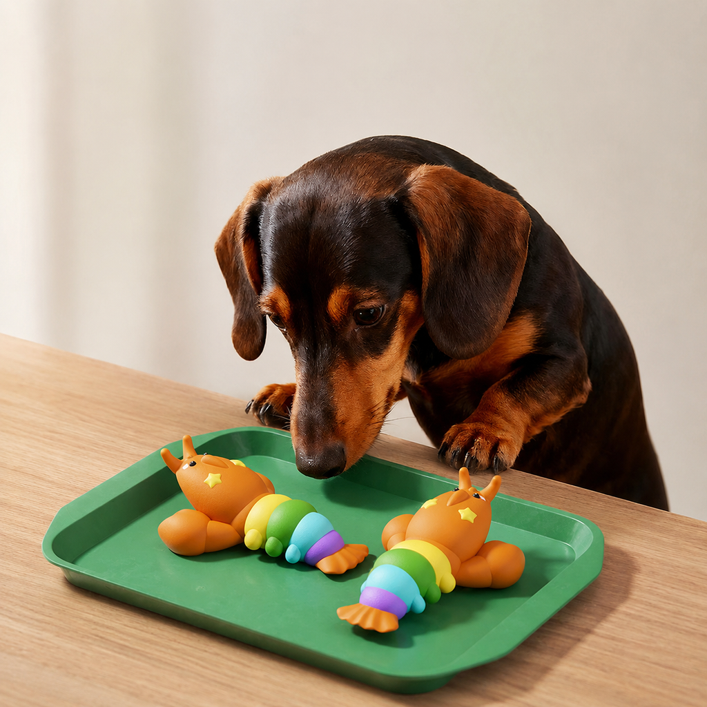 Lobster Dog Toy Latex Squeaky Chew Toy for Dogs