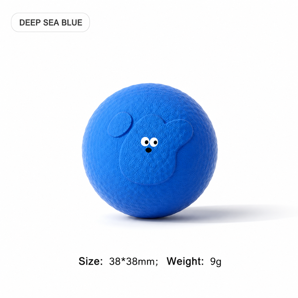 Mini Dog Ball Toy High Bounce Chew Ball for Small Dogs
