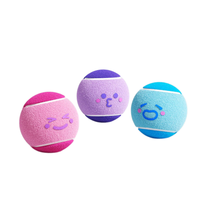 Netball Design Training Pet Ball Toy (Ser of 3)