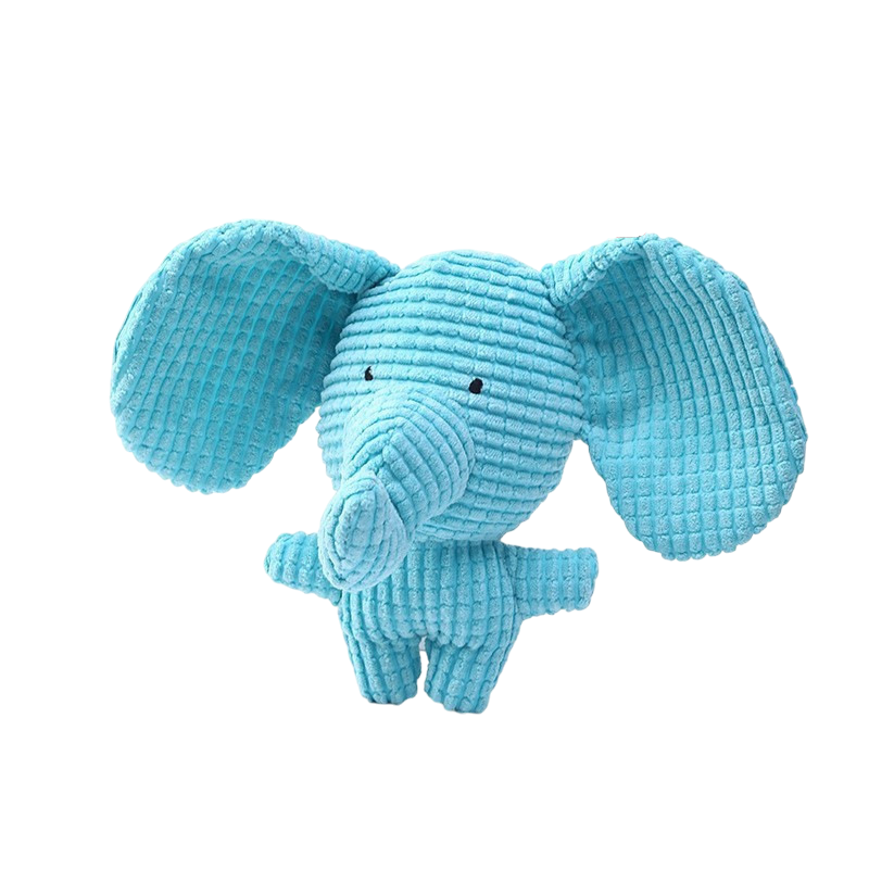 Plush Animal Squeaky Chew Toy for Dogs & Cats