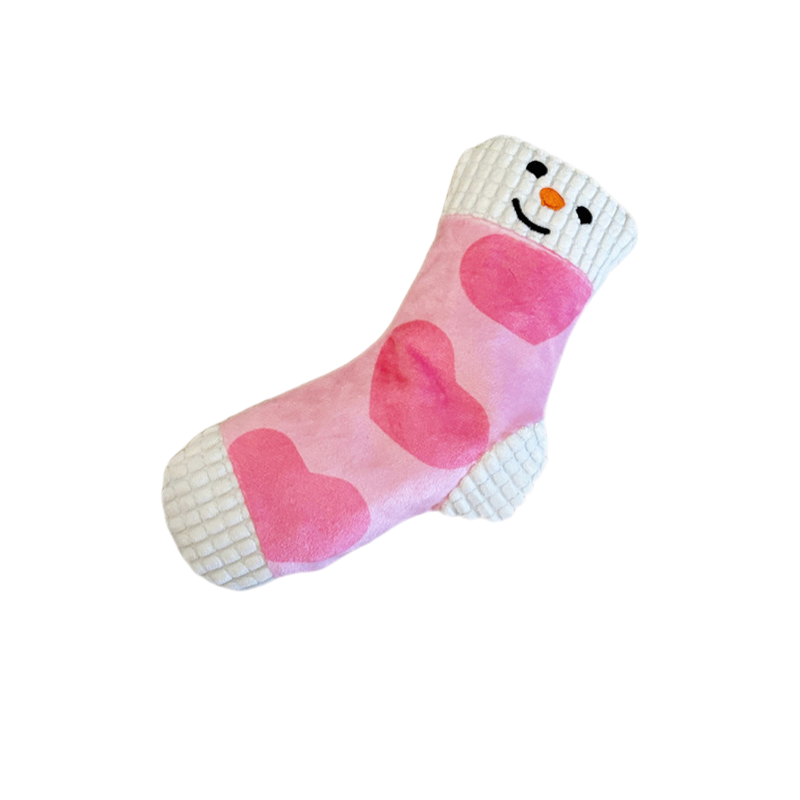 Plush Snuffle Sock Toy with Squeaker for Dogs