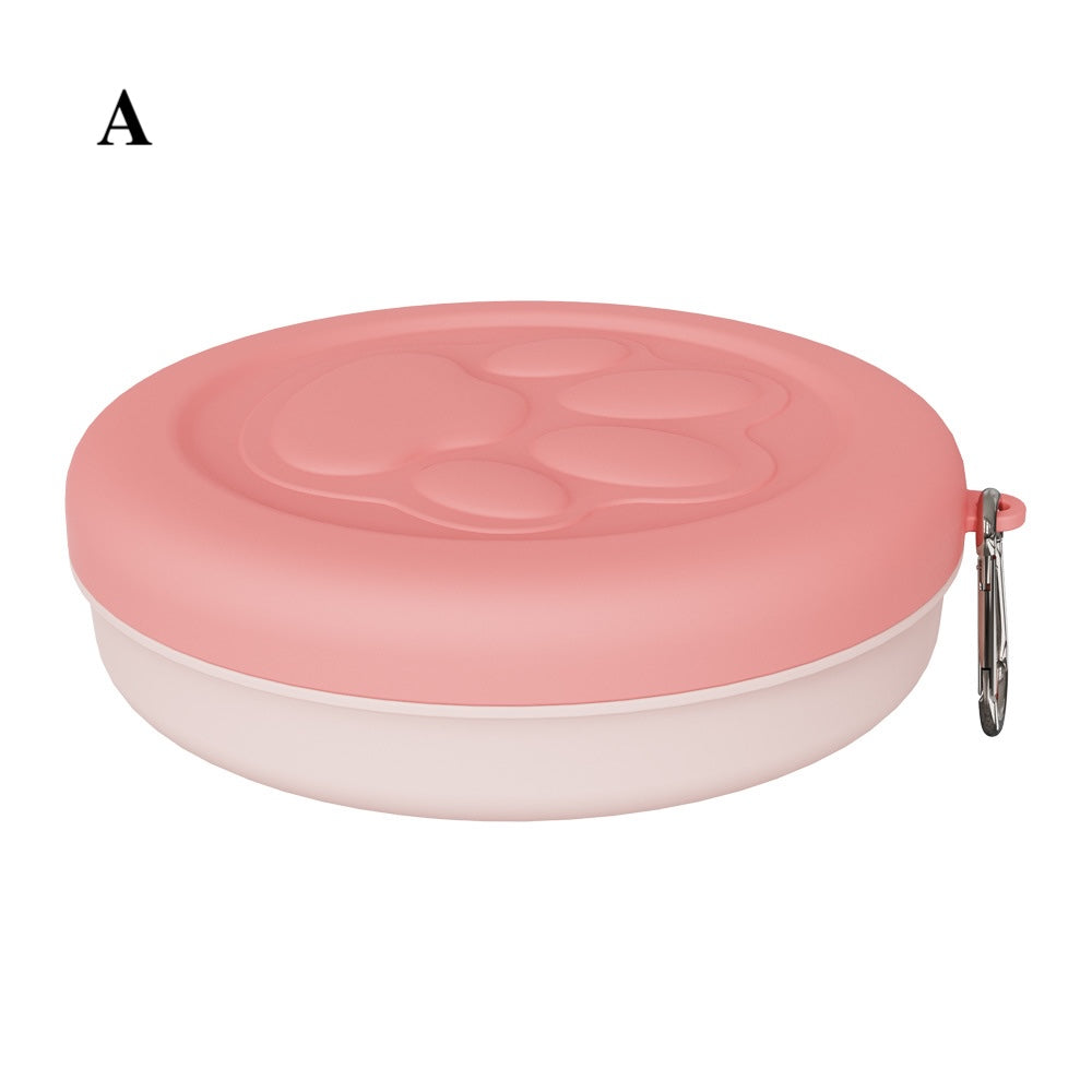 Portable Pet Food Container & Travel Dog Bowl Snack Box