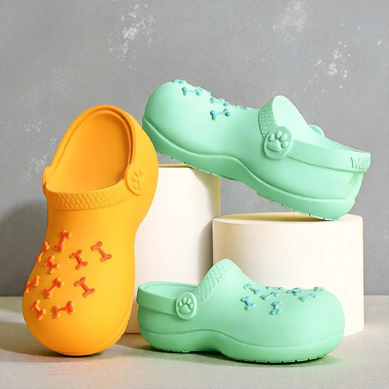 Squeaky Latex Slipper Chew Toy for Puppies & Dogs