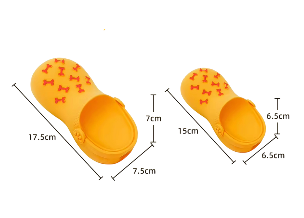 Squeaky Latex Slipper Chew Toy for Puppies & Dogs